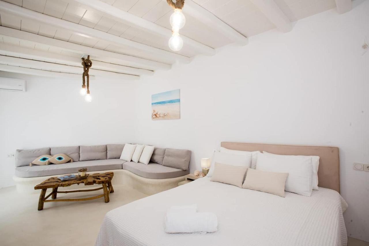Apartmán Gorgeous Studio In Cycladic Architecture Overlooking The Aegean Houlakia  Exteriér fotografie