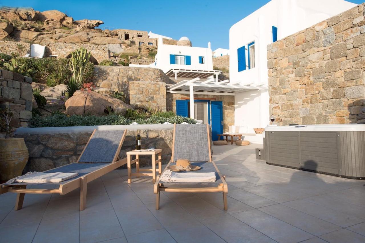 Apartmán Gorgeous Studio In Cycladic Architecture Overlooking The Aegean Houlakia  Exteriér fotografie